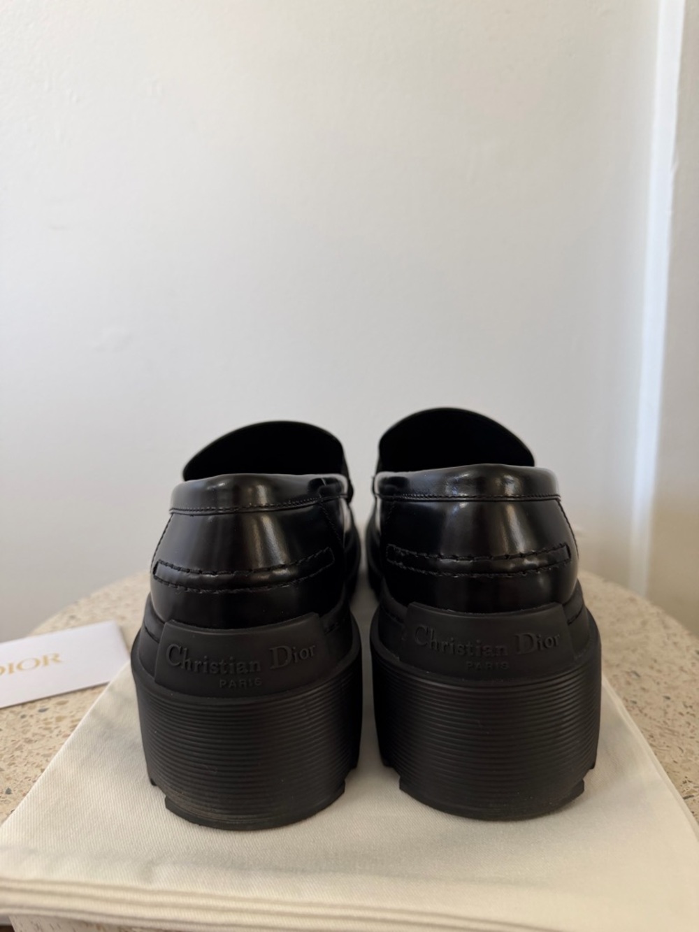 Christian Dior CalfSkin Code Lug Platform Loafer - Picture 4 of 7